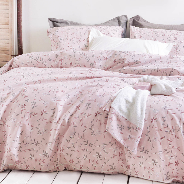 Κουβερλί Μονό (Σετ 160x240) Rythmos Symbol Carlin Pink