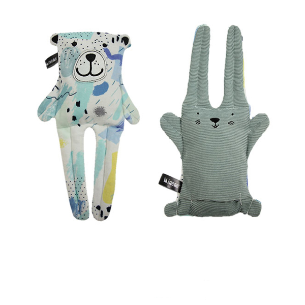 Πάνινο Κουκλάκι 2 Όψεων Minene Cuddly Blue