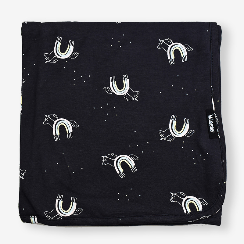 Κουβέρτα Μουσελίνα Αγκαλιάς (80x80) Minene Unicorn