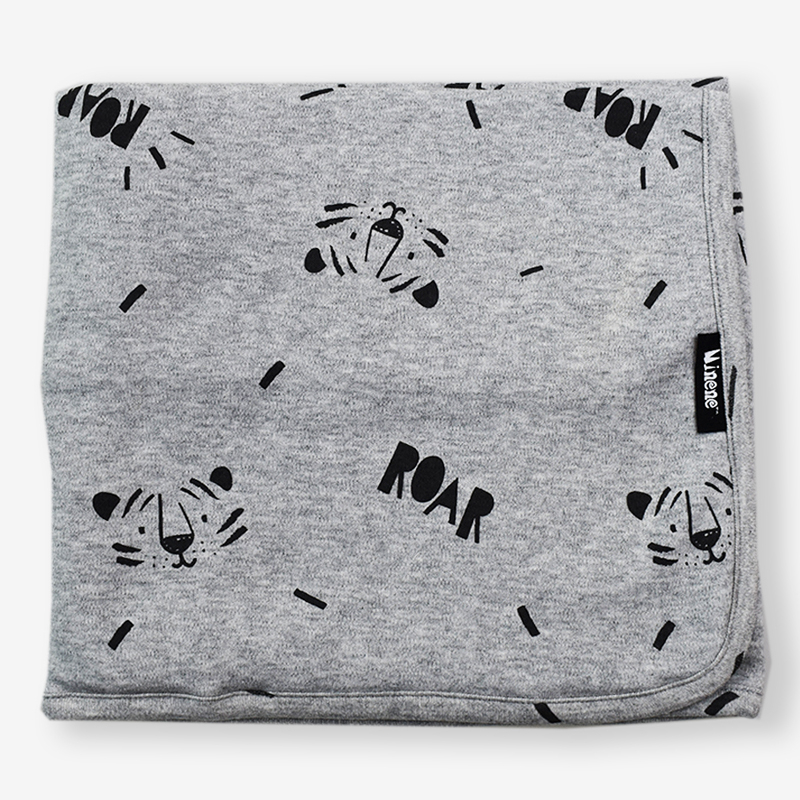Κουβέρτα Μουσελίνα Αγκαλιάς (80x80) Minene Lion