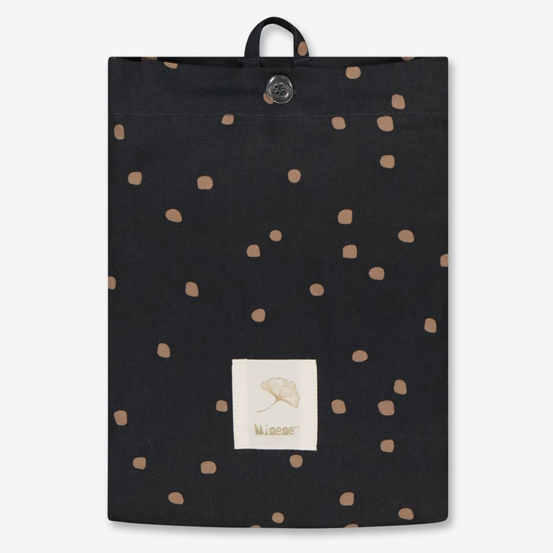 Κάλυμμα Θηλασμού Minene Charcoal Dots Home Βρεφικά Μαξιλάρια Spitishop