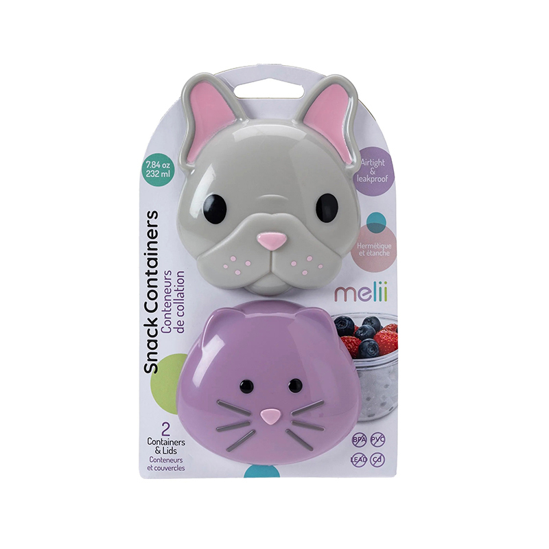 Μπωλ (Σετ 2τμχ) Melii Bulldog & Cat MEL14800