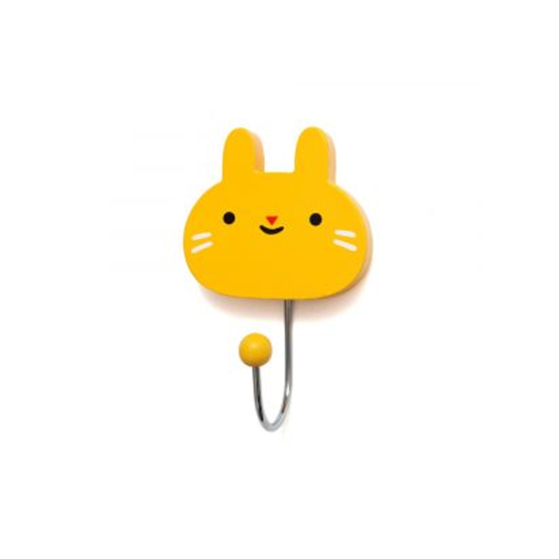 Κρεμαστράκι Τοίχου (7x6x1.2) Petit Monkey Yellow Bunny PTM-HBFyellow