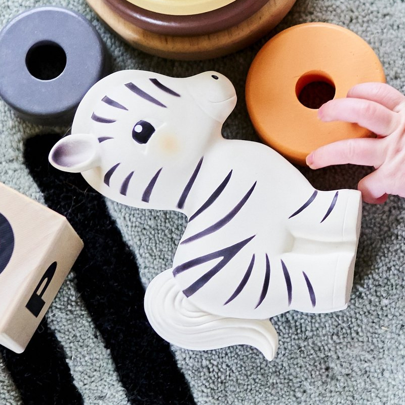 Μασητικό - Κουδουνίστρα Petit Monkey Ζέβρα PTM-NRT1