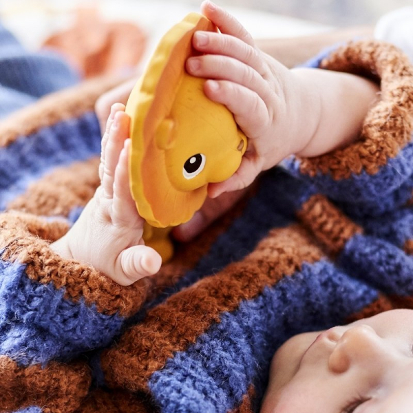 Μασητικό - Κουδουνίστρα Petit Monkey Λιονταράκι PTM-NRT3