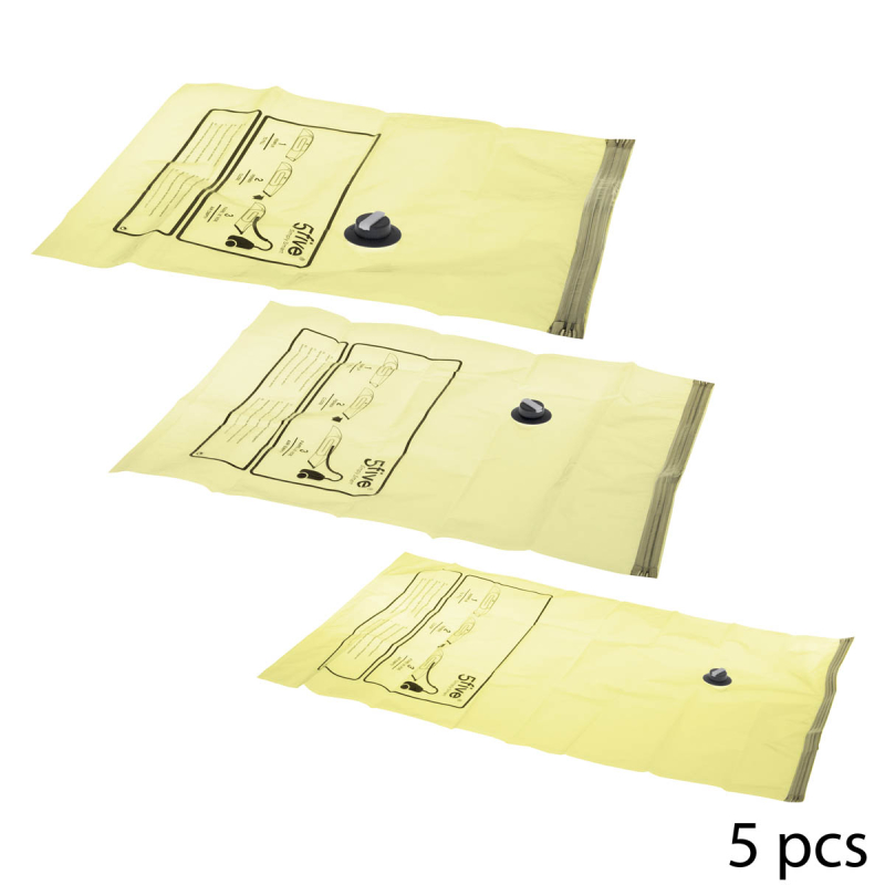 Σετ Αρωματικές Σακούλες Αποθήκευσης Κενού Αέρος 5τμχ F-V Vanille 138051