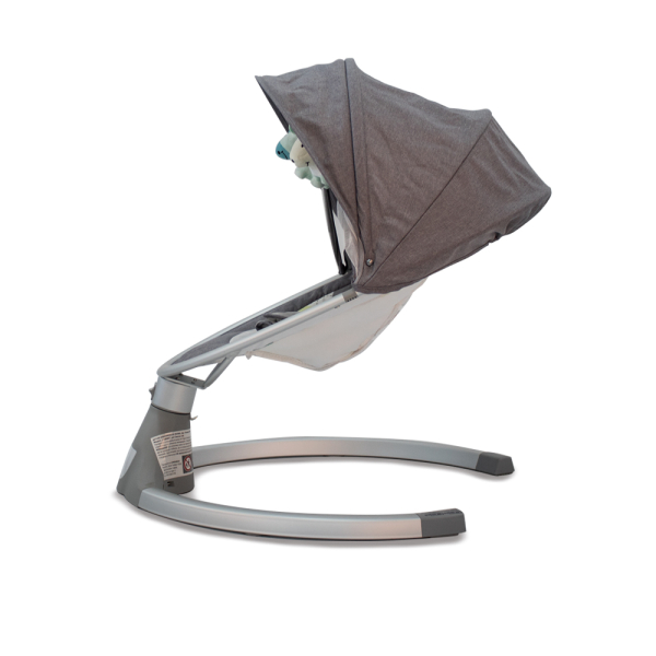 Ηλεκτρικό Ρηλάξ Με Μουσική (0-6 Μηνών/Έως 9kg) Cangaroo iSwing Light Grey