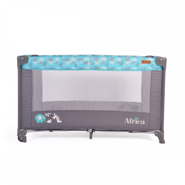 Παρκοκρέβατο (0+ Μηνών/Έως 15kg) Cangaroo Africa Turquoise