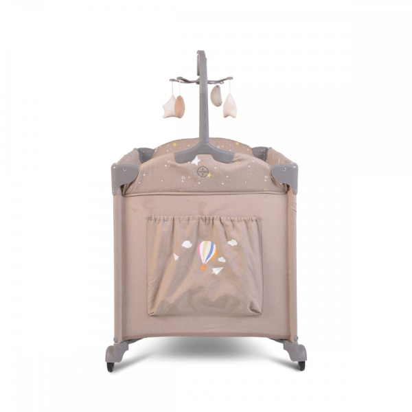 Παρκοκρέβατο 2 Θέσεων (0+ Μηνών/Έως 15kg) Cangaroo Once Upon A Time 2 Beige