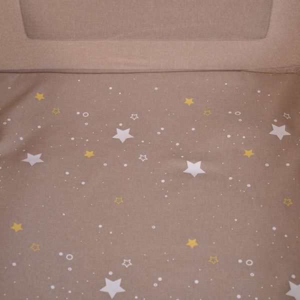 Παρκοκρέβατο 2 Θέσεων (0+ Μηνών/Έως 15kg) Cangaroo Once Upon A Time 2 Beige