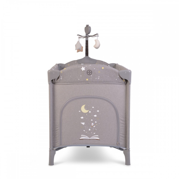 Παρκοκρέβατο 2 Θέσεων (0+ Μηνών/Έως 15kg) Cangaroo Once Upon A Time 2 Grey