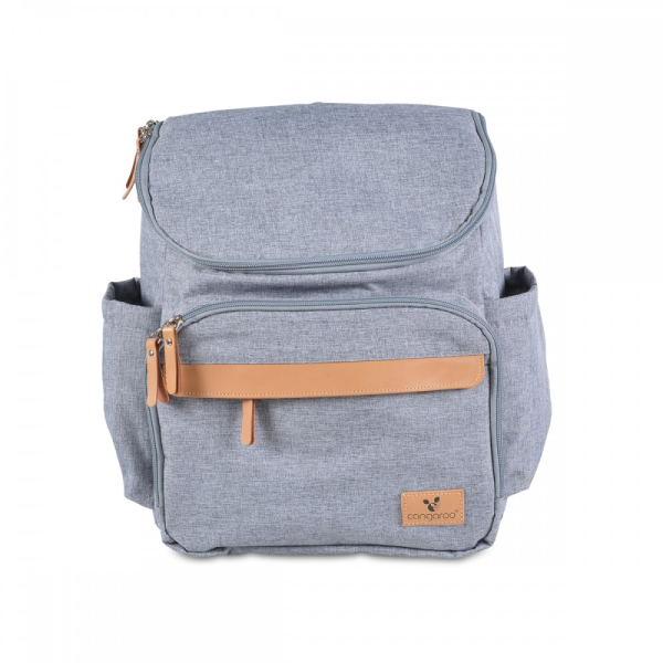 Τσάντα Αλλαξιέρα Backpack (30x20x37) Cangaroo Megan Grey
