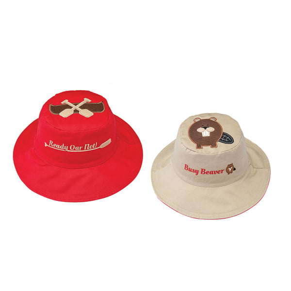 Παιδικό Καπέλο 2 Όψεων Με Προστασία UV FlapjackKids Canoe/Beaver