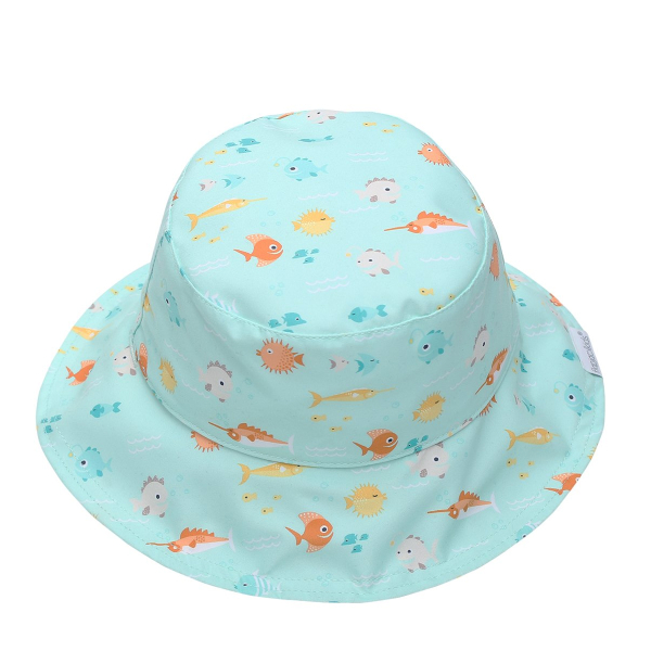 Παιδικό Καπέλο 2 Όψεων Με Προστασία UV FlapjackKids Fish/Jellyfish