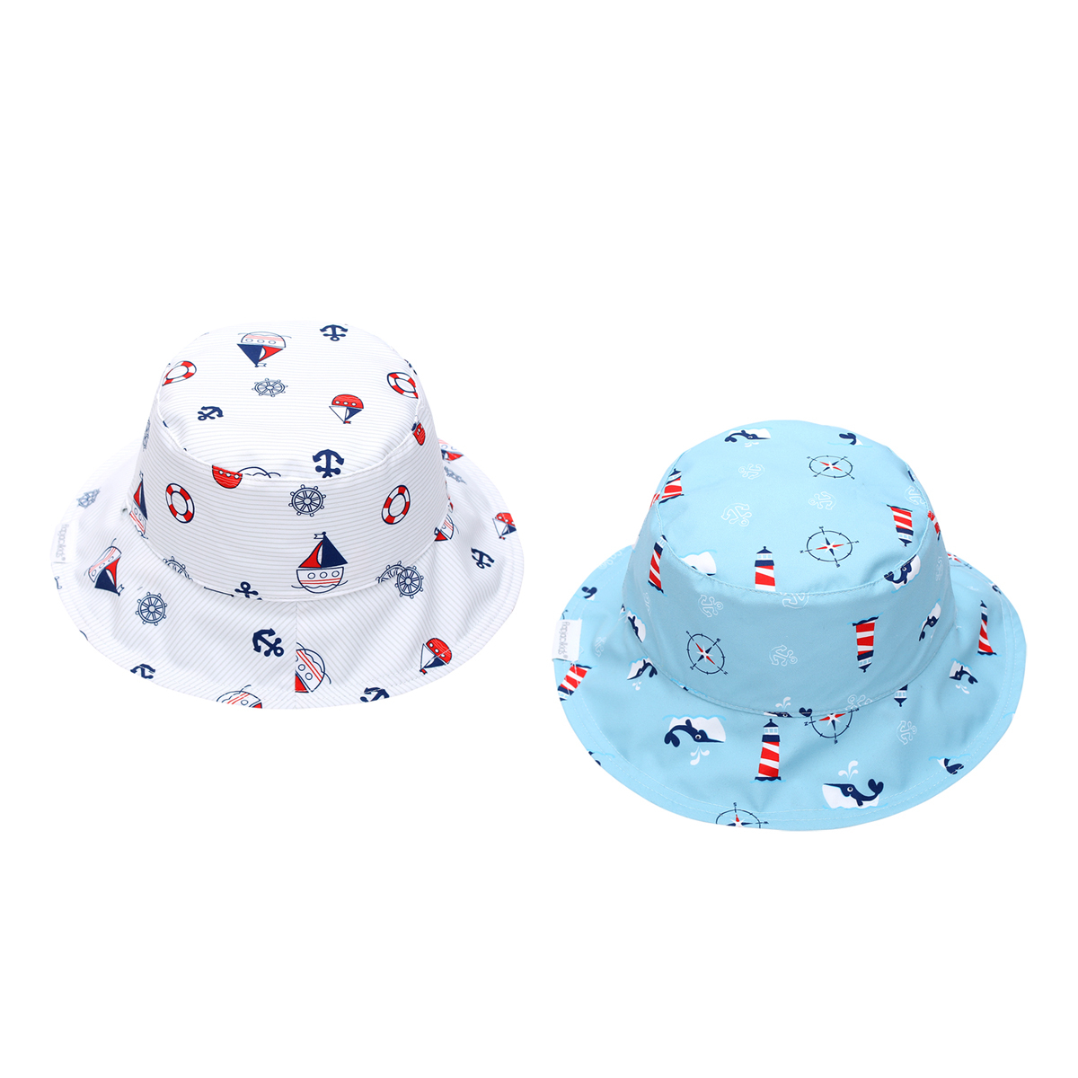 Παιδικό Καπέλο 2 Όψεων Με Προστασία UV FlapjackKids Nautical 6-24 Μηνών 6-24 Μηνών