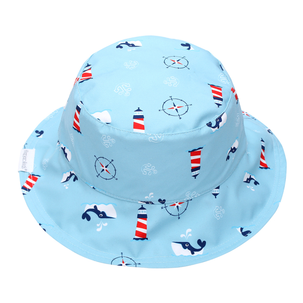 Παιδικό Καπέλο 2 Όψεων Με Προστασία UV FlapjackKids Nautical
