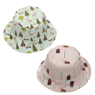 Παιδικό Καπέλο 2 Όψεων Με Προστασία UV FlapjackKids Moose/Cottage 6-24 Μηνών 6-24 Μηνών