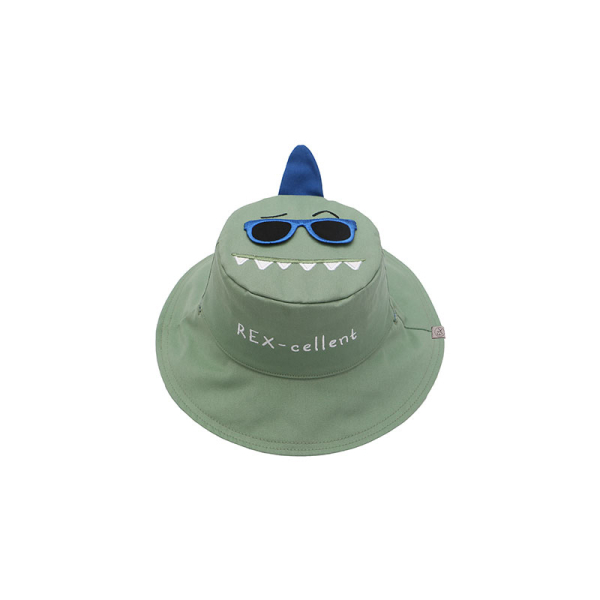 Παιδικό Καπέλο 2 Όψεων Με Προστασία UV FlapjackKids Dino/Surf