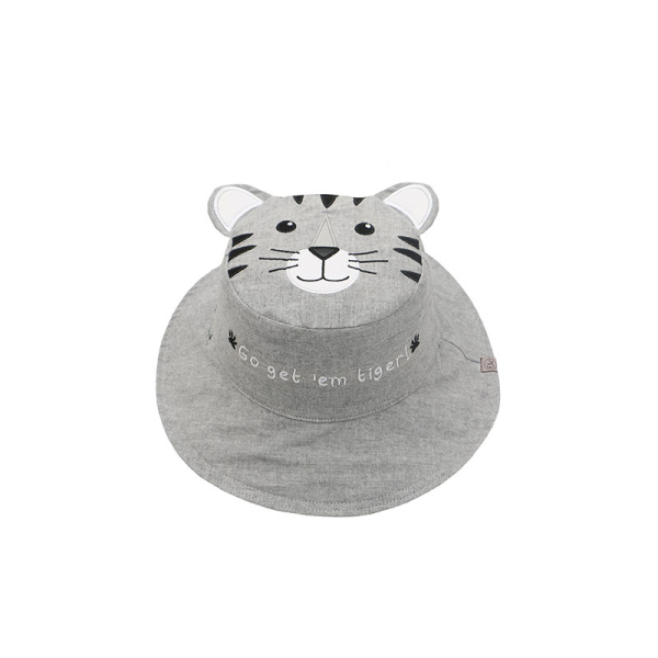 Παιδικό Καπέλο 2 Όψεων Με Αντιηλιακή Προστασία UPF50 FlapjackKids Tiger/Safari Truck