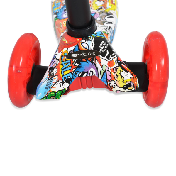 Παιδικό Πατίνι Τρίτροχο (3+ Ετών) Byox Rapture Red