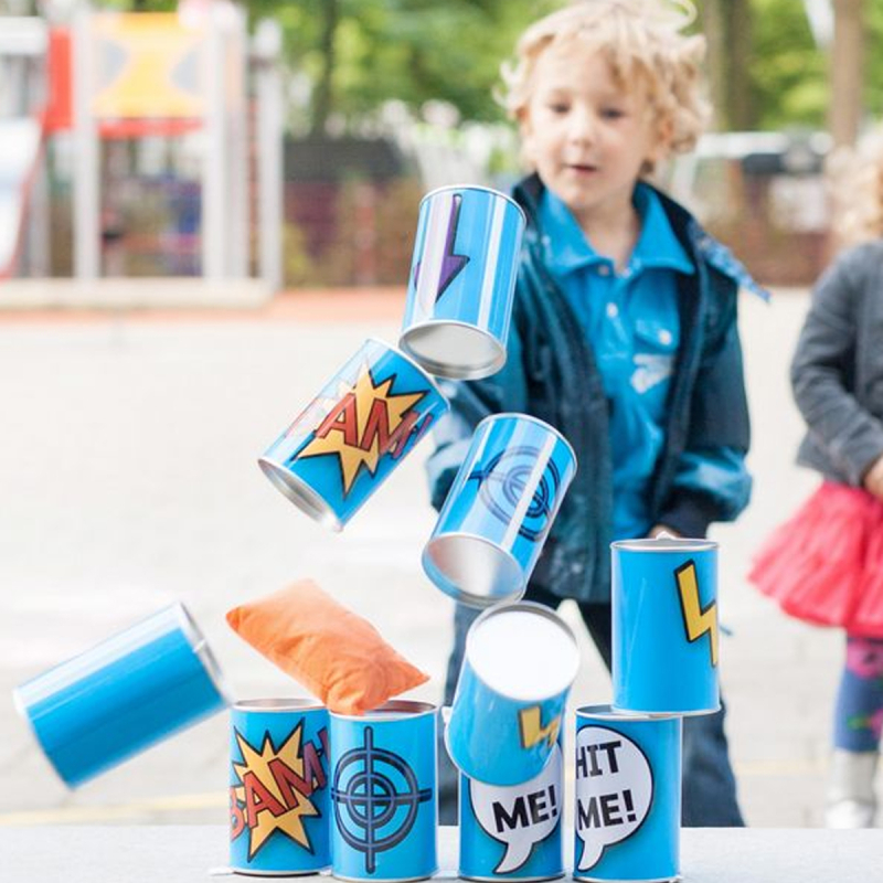 Παιχνίδι Στόχου Bs Toys Τενεκεδάκια Μπλε