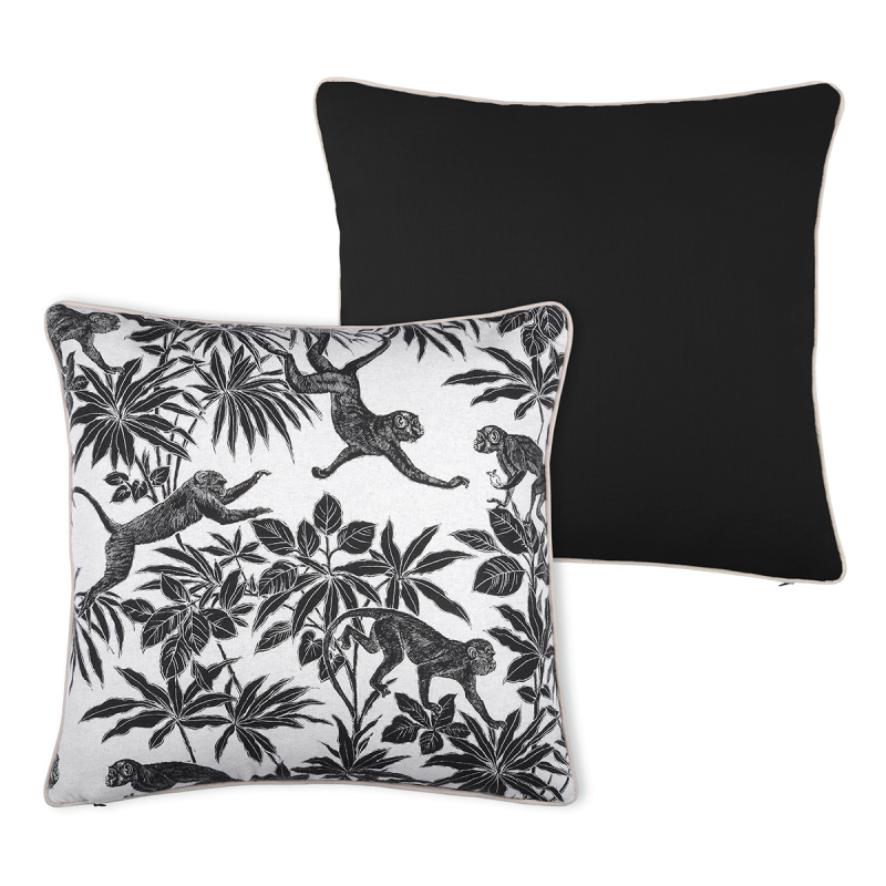 Διακοσμητικό Μαξιλάρι 2 Όψεων (50x50) S-F Sapajou Noir C11873001