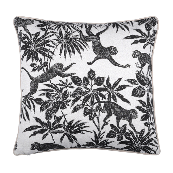 Διακοσμητικό Μαξιλάρι 2 Όψεων (50x50) S-F Sapajou Noir C11873001