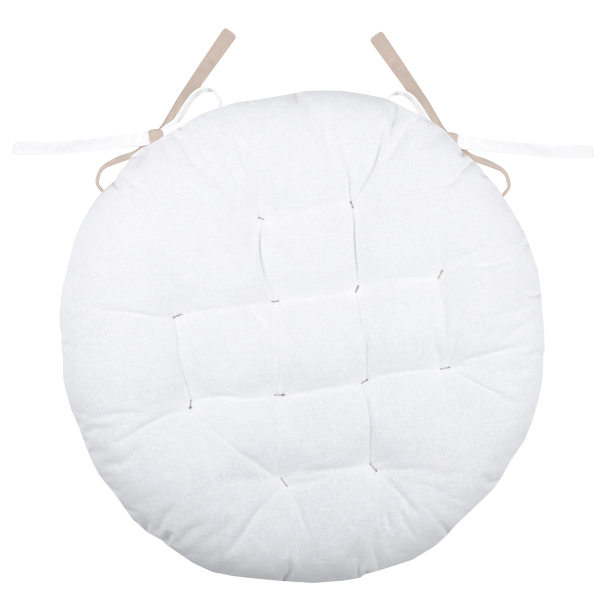 Μαξιλάρι Καρέκλας 2 Όψεων (Φ38) S-F Ronde Ecru/Lin CU1490071GAL-R