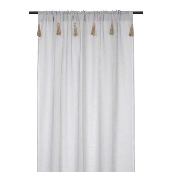 Κουρτίνα (140x260) Με Τούνελ S-F Ibiza Naturel R6B220002VL