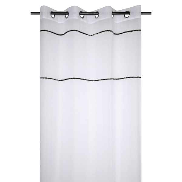 Κουρτίνα (140x260) Με Τρουκς S-F Goma Blanc R6B680001VL