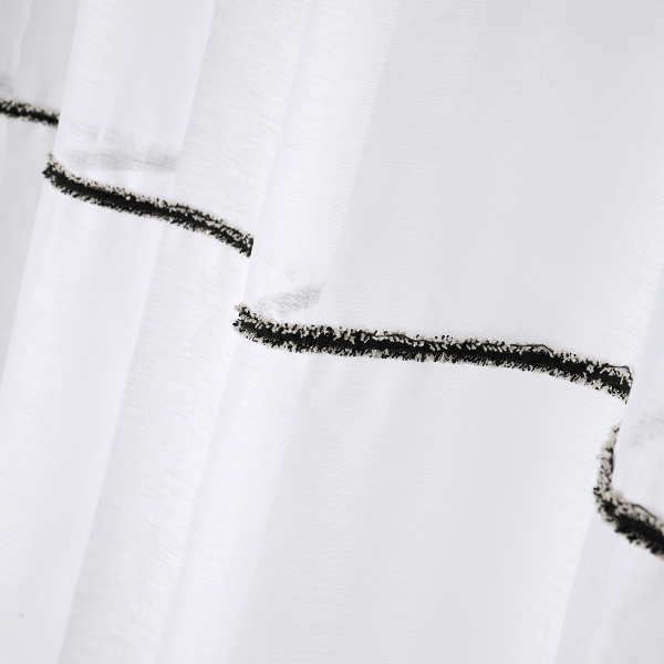 Κουρτίνα (140x260) Με Τρουκς S-F Goma Blanc R6B680001VL