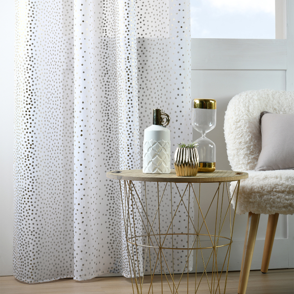 Κουρτίνα (140x260) Με Τρουκς S-F Shine Argent R6C161002VL