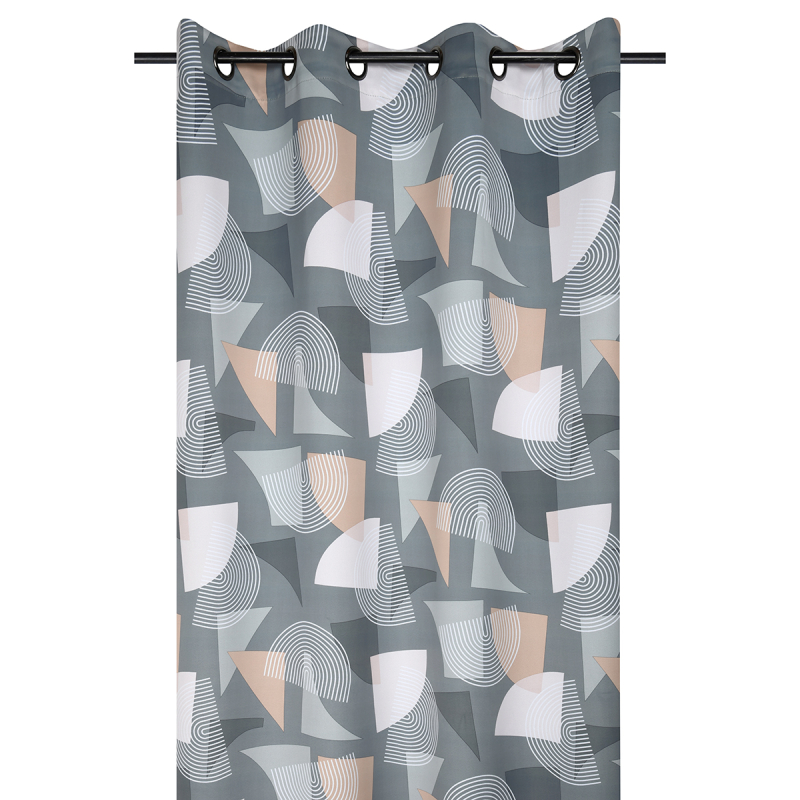 Κουρτίνα (140x260) Με Τρουκς S-F Quantum Multicolore R6C380001