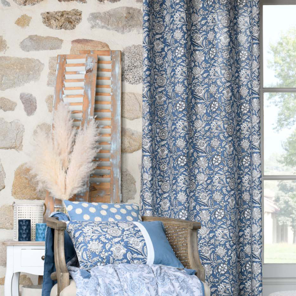 Κουρτίνα (140x260) Με Τρουκς S-F Julianne Bleu R6C303001