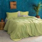 Κουβερτόριο Υπέρδιπλο (230×250) Nima Bed Linen Oleada Green