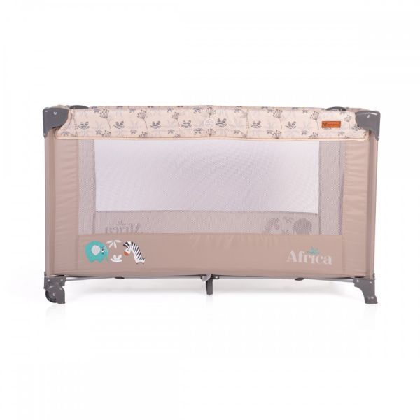 Παρκοκρέβατο (0+ Μηνών/Έως 15kg) Cangaroo Africa Beige