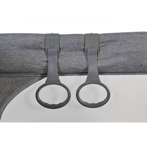 Παρκοκρέβατο (0+ Μηνών/Έως 14kg) Cangaroo Skyglow 1 Grey