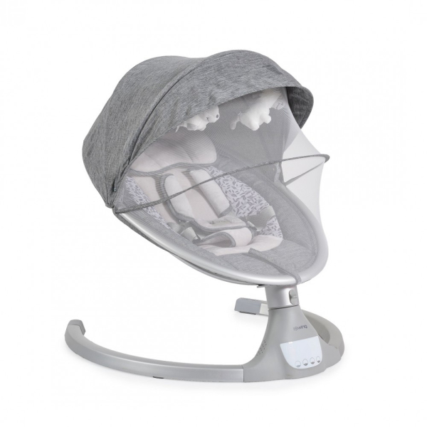 Ηλεκτρικό Ρηλάξ Με Μουσική (0-6 Μηνών/Έως 9kg) Cangaroo iSwing Silver