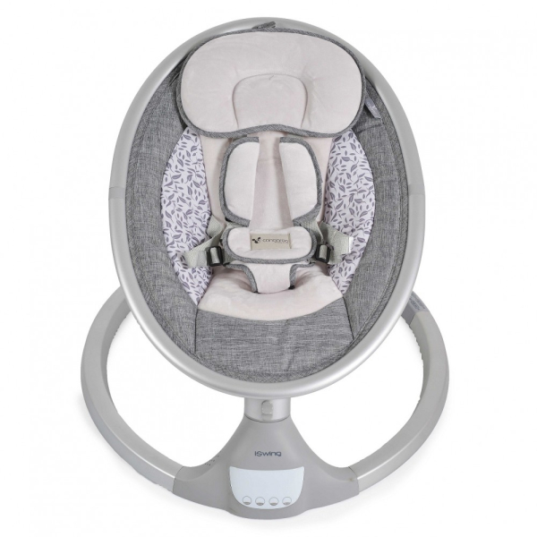 Ηλεκτρικό Ρηλάξ Με Μουσική (0-6 Μηνών/Έως 9kg) Cangaroo iSwing Silver