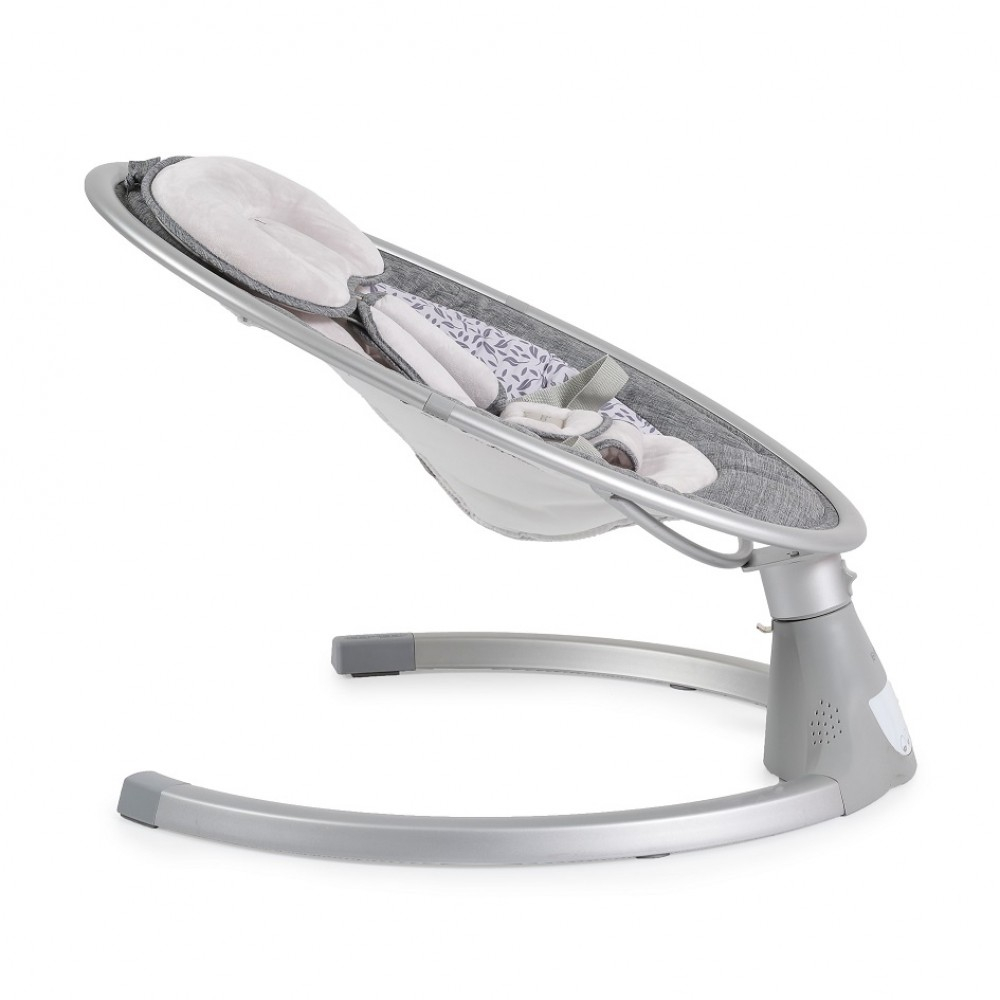 Ηλεκτρικό Ρηλάξ με Μουσική (0-6 Μηνών Έως 9Kg) Cangaroo Iswing Silver Home Βρεφικά Relax Μωρού Spitishop