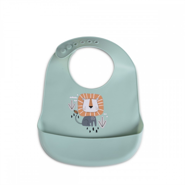 Σαλιάρα Σιλικόνης 4+ Μηνών (23x32) Cangaroo Rooibos Mint