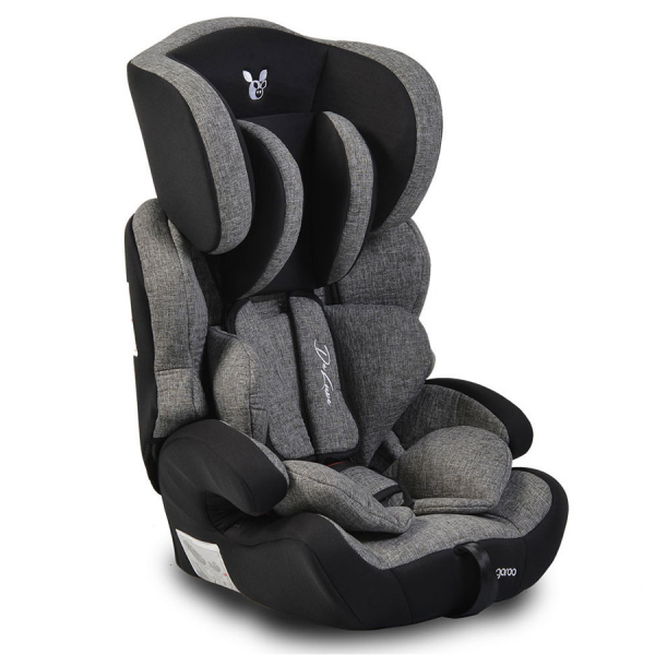 Κάθισμα Αυτοκινήτου + Booster (9 Μηνών-12 Ετών/9-36kg) Cangaroo Deluxe Dark Grey