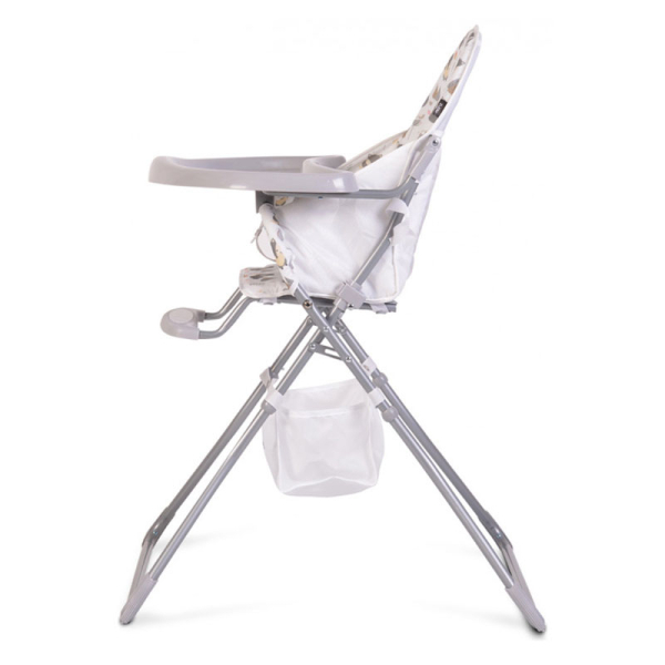 Καρεκλάκι Φαγητού Αναδιπλούμενο (6+ Μηνών/ Έως 15kg) Moni Scaut Grey