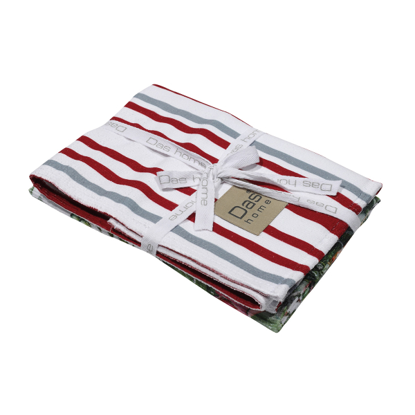 Ποτηρόπανα (Σετ 2τμχ) Das Home Kitchen 0634