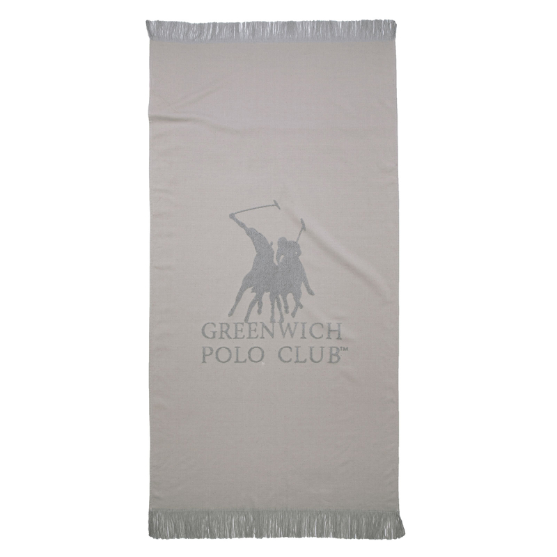 Πετσέτα Θαλάσσης (80x170) Greenwich Polo Club Beach 3778 Grey