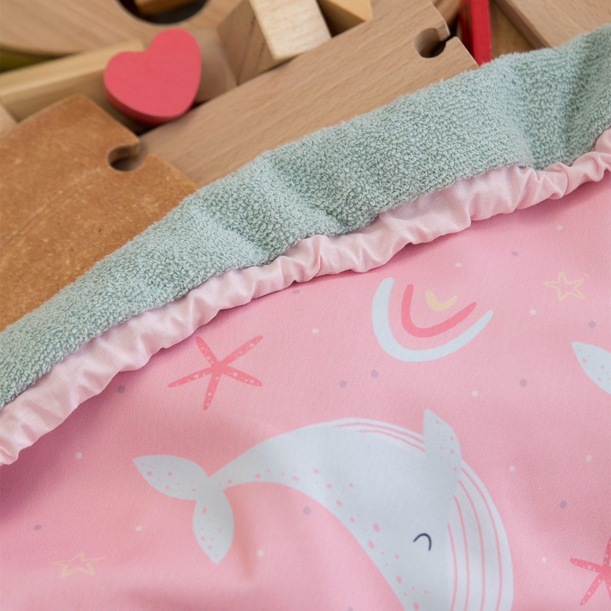 Σάκος Παιχνιδιών (Φ140) Nima Happy Whale Home Οργάνωση & Αποθήκευση Βρεφικού - Παιδικού Spitishop