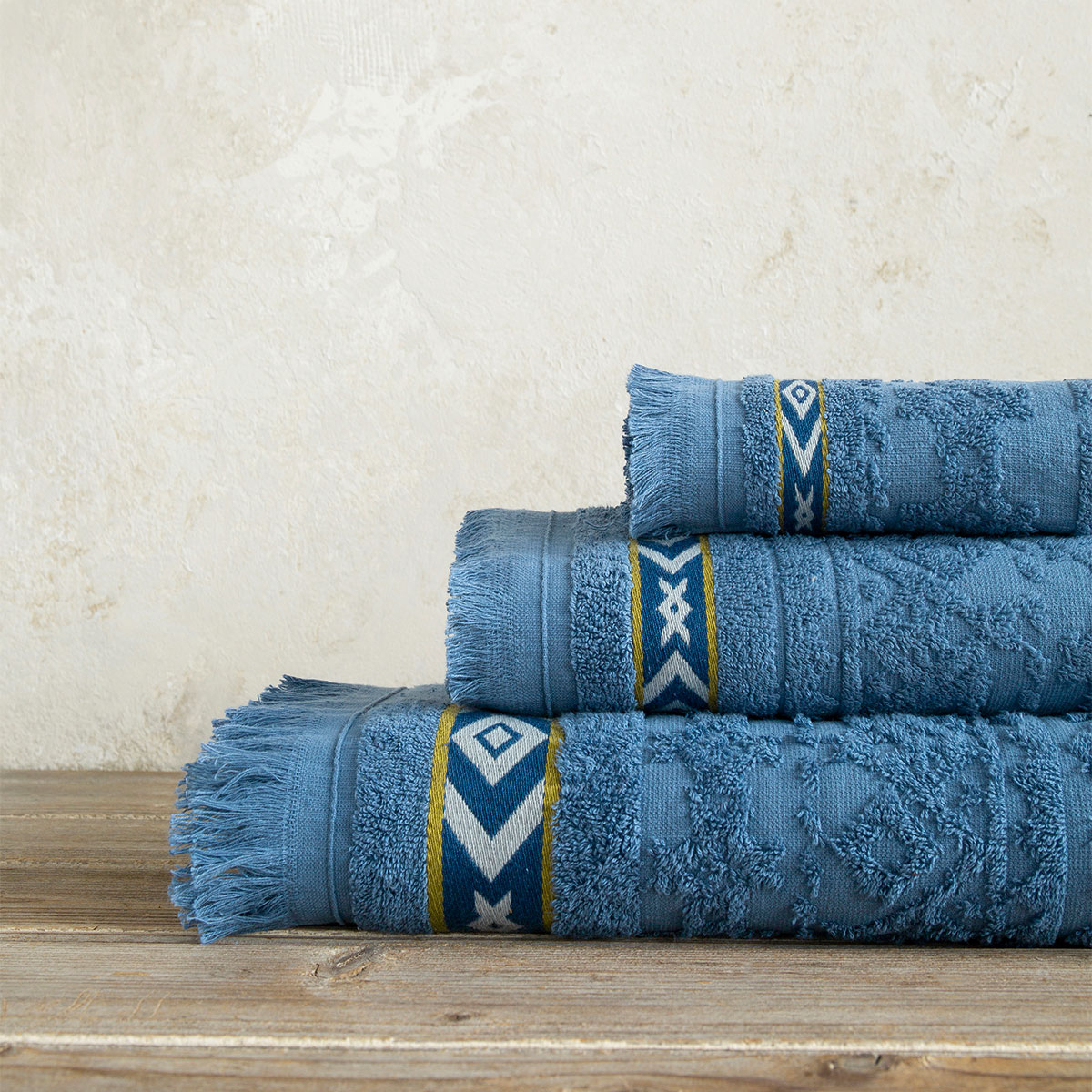 Πετσέτα Χεριών (30x50) Nima Marise Denim Blue 480gsm