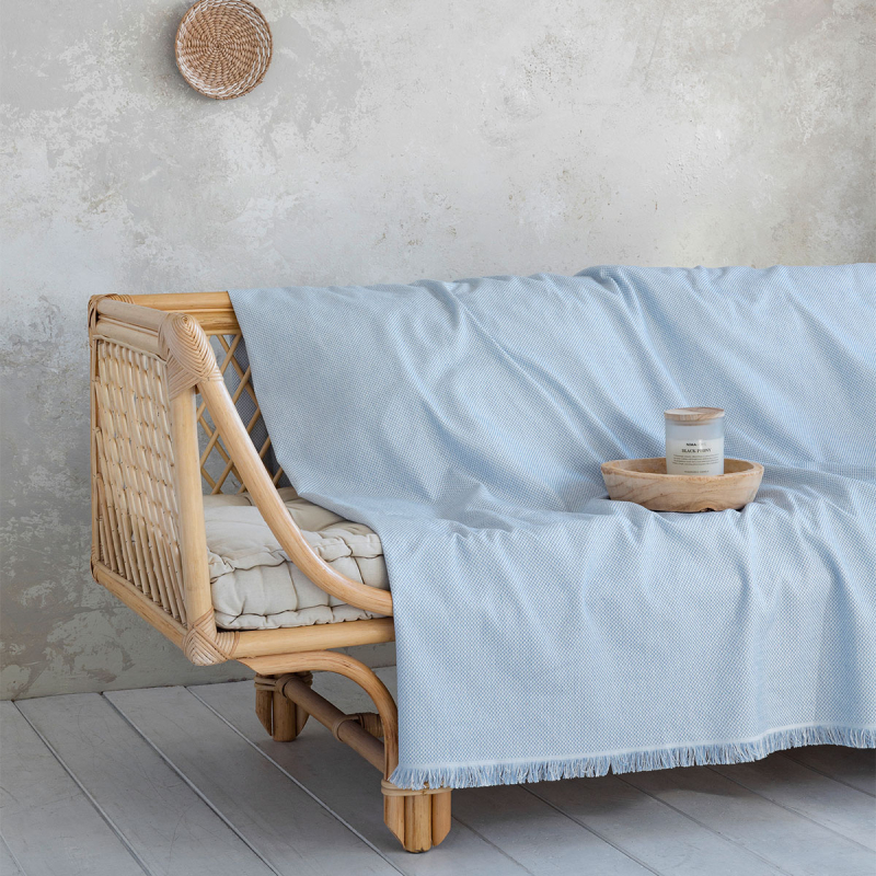 Ριχτάρι Καναπέ Διθέσιου (180x240) Nima Kesia L.Blue