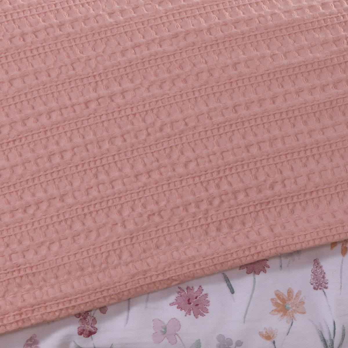 Κουβέρτα Πικέ Μονή (160X240) Nef-Nef Homeware Cool Salmon Home Παιδικά Λευκά Είδη Παιδικές Κουβέρτες Καλοκαιρινές Spitishop