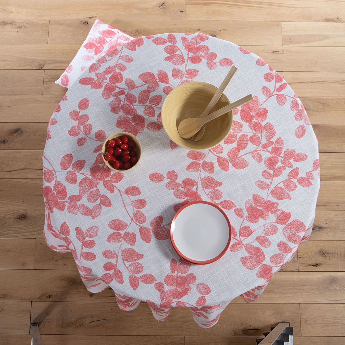 Τραπεζομάντηλο Ροτόντα (Φ180) Nef-Nef Homeware Santika Coral Home Λευκά Είδη Κουζίνας & Τραπεζαρίας Τραπεζομάντηλα Spitishop
